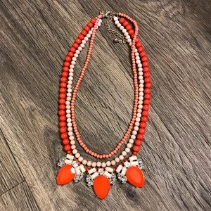 Orange Statement Necklace